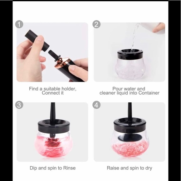 2 in 1 Electric Makeup Brush Cleaner/Dry - Picture 5 of 6
